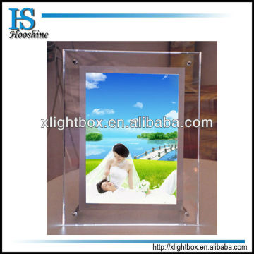 ULTRATHIN LED crystal light box /crystal photo frames