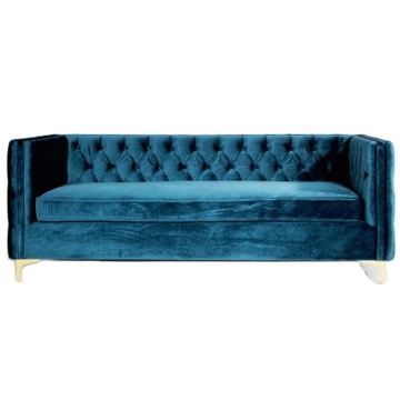 Multi-Farben Velvet Sofa Chesterfield Luxus Italien modern für Wohnzimmer