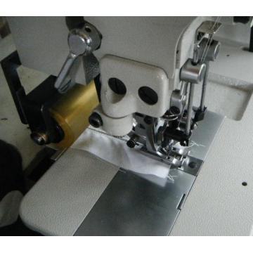 Máquina de coser Picoting de doble aguja con tirador