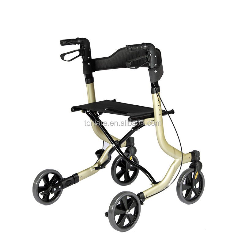 Vuxen Rollator Lightweight Aluminium Rollator Walker kan spara fraktfrakt TRA18