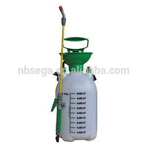Spruzzatore di pressione in plastica 5 litri
