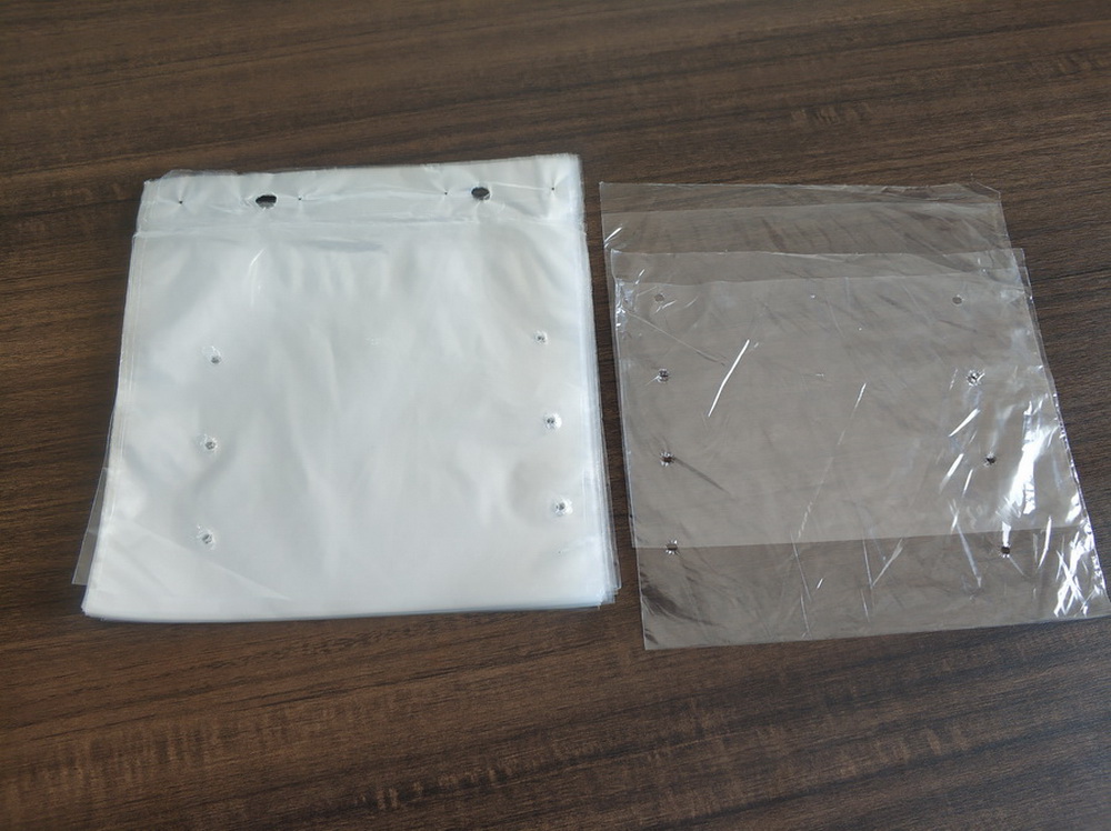 Clear Poly Bags Lay-Flat Open Top Packing Bag