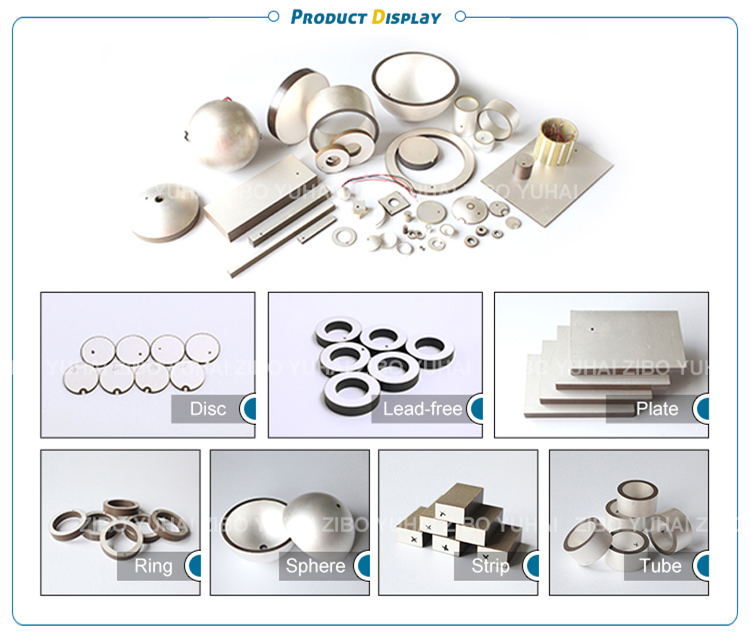 Piezo elements for transducer 