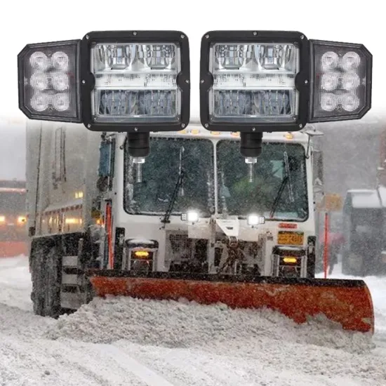 High Quality DOT Certified LED Work Lights for Truck Snowplows - Anti-Icing 9-32V DC