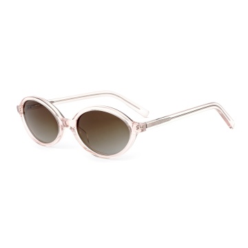 Retro Oval Acetate Sunglasses