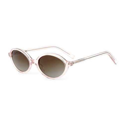 Retro Oval Acetate Sunglasses