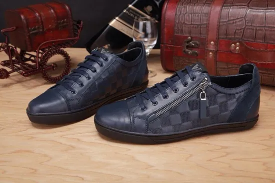 Fashion LV shoes, high quality LV men's casual outdoor shoes walking shoes replica LV shoes retail and wholesale