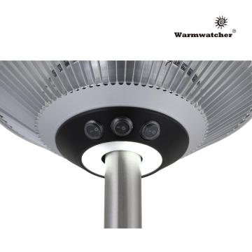 طاولة بولينغ سخان الفناء IP55 مع براءة اختراع التدفئة Ecilpse حلقي 1500W