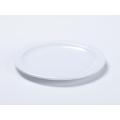 plastic round pizza plate serving dish