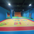 green color Indoor Gymnasium flooring