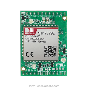 Simcom Sim7670e/Sim7670g/Sim7670na LNGV/MNGV CAT1 Core Board مع دعم Chip Qualcomm و GNSS الاختياري - لا وظائف صوتية