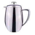 French Press Coffee Maker Grade Stainless Steel Silver