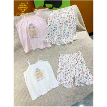 만화 우유 차 피기 여름 새 개 집 짧은 소매