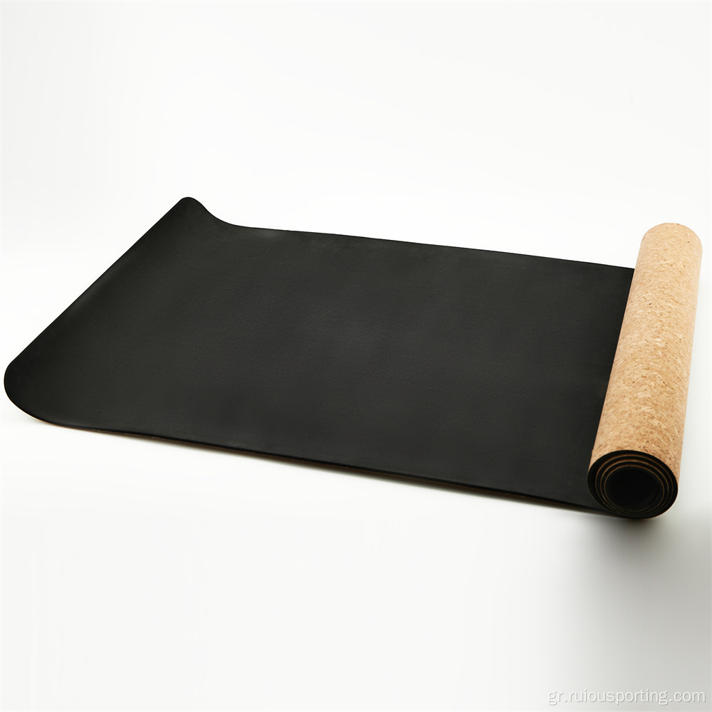 183cm Οργανικό Cork Yoga Mat Eco Friendly