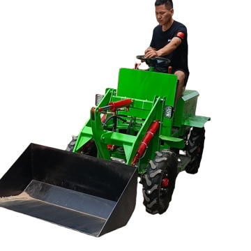 Ruota mini caricatore elettrica da 500 kg alimentata a batteria da 72