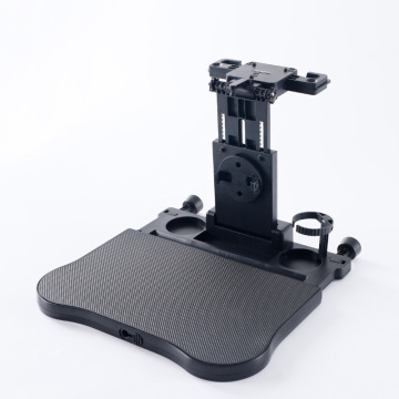 Car Travel Table: Multifunctional Seat Back Small Table with Adjustable Water Cup for Adults and Children, Also Serving as a Computer Stand