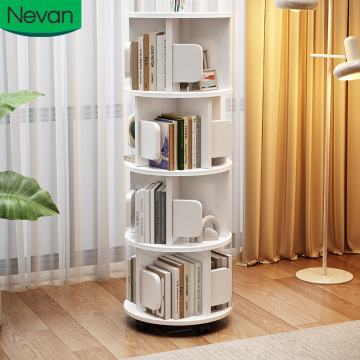 Modern Custom Large Bookcase with Wheels for Children and Living Room - Wholesale Price