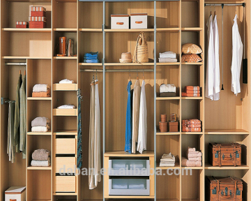 New design wood wardrobe furniture China open wardrobe closet supplier