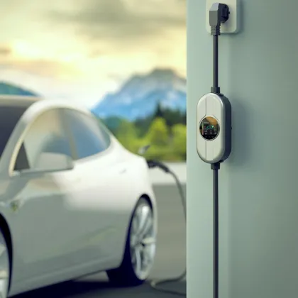 Outdoor Portable EV Charging Station: Electric Car Charging Solution with AC Pile