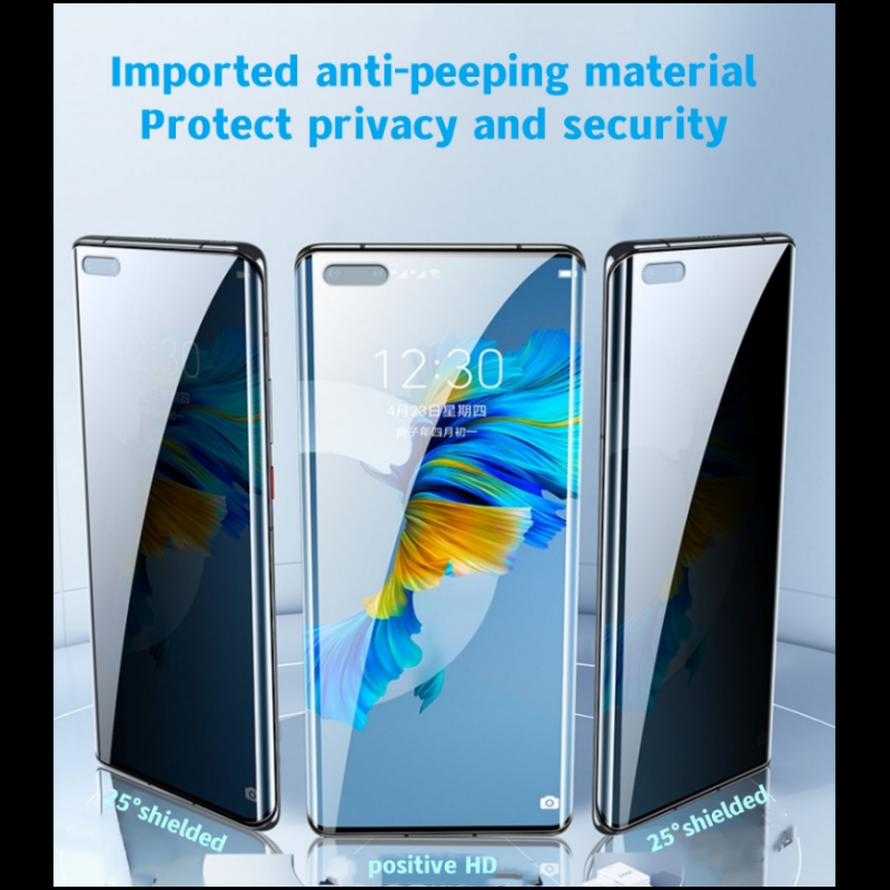 Protecteur d'écran anti-espion UV Full Glue pour Samsung