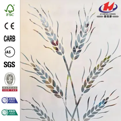 Armed Glazing Christmas Office Decorations Interior Glass Door