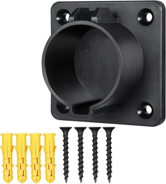 SAE J1772 Type 1 Plug EV Charger Wall Mount Organizer