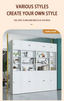 Minimalist Multi-Layer Floor to Ceiling Bookshelf