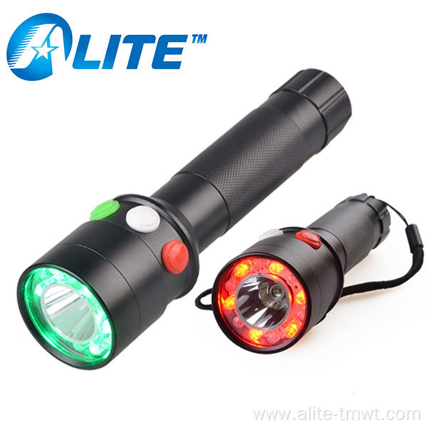 Railway Signal LED Rechargeable Flashlight