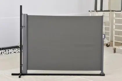 Retractable Side Awning & Fabric Awning Solutions" 

However, if you need a title that encompasses all the specific types mentioned (retractable, pole, and standing awnings), consider:

"All-in-One Awning Solutions: Retractable, Pole, and Standing Awnings