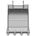 دلو المجرفة عالي الأداء 30T 1.12m³