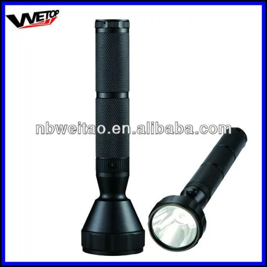 Cree XR-E rechargeable LED aluminium flashlight