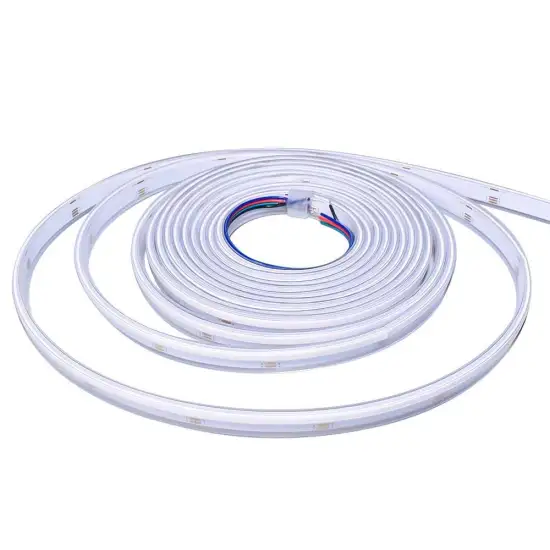 Wholesale 24V Waterproof RGBW COB LED Strip with 840 LEDs/m - Side Emitting Smart Lighting
