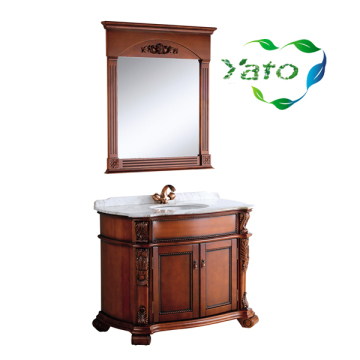 Luxury classic furniutures clasic sanitary wares modern dark wood hotel furniture YB-019A YATO