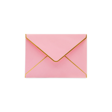 OEM ODM Pink C5 Envelopes: Elegant Gold Wedding Invitations