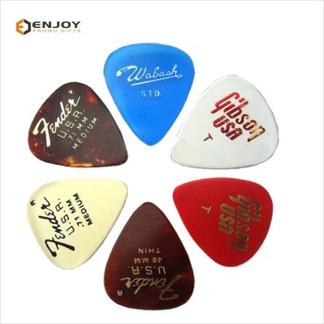 Custom Full Color Printed Hot Stamped Plastic Guitar Picks