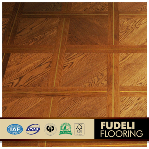 Top quality AB grade SCS Certified Unique design oak parquet floor tiles