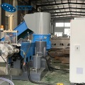 Máquina de pelletizador de reciclaje de tambor azul HDPE