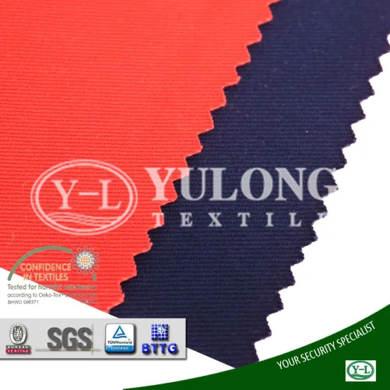 EN11611 100% cotton FR fabric for safety protective workwear/uniform