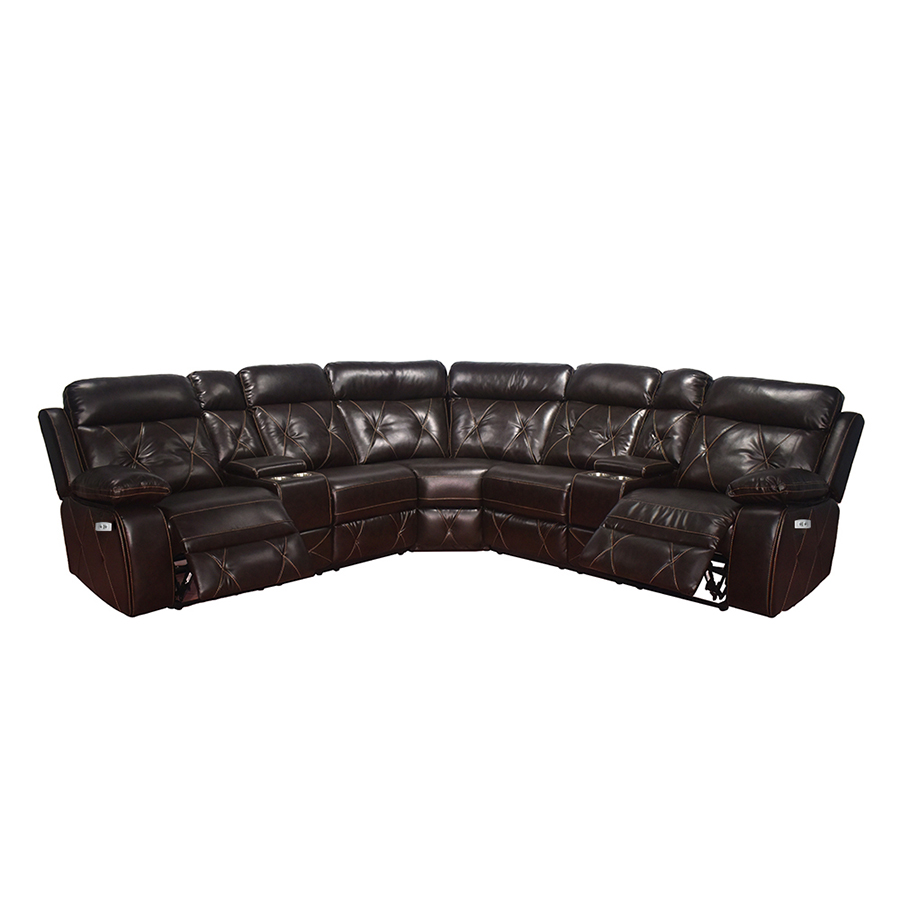 Wholesale Leather Home Theater Power Corner Recliner