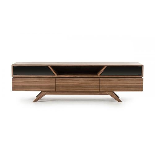 Wooden TV Stand Nova  Mid-Century Walnut TV Stand Supplier