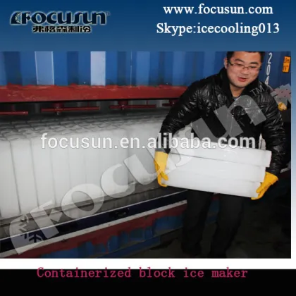 bloc de glace machine