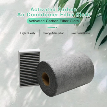 Tissu de filtre à climatiseur en carbone plus récent