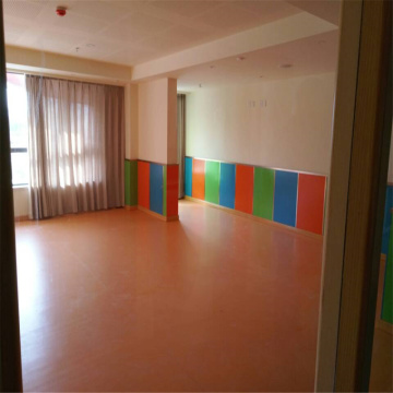 Solid color Kids kindergarten used PVC floor