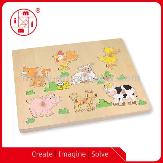 hot sale Animal designs wooden jigsaw puzzles