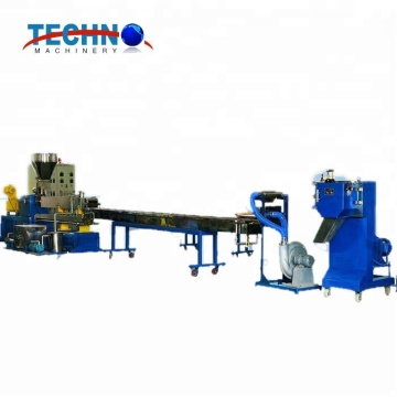 High Efficiency PE PP Compacting Agglomerating & Plastic Pelletizing Line