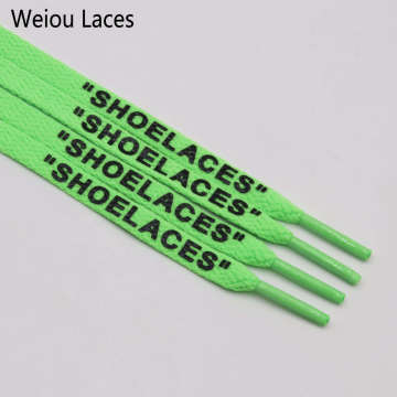 Custom Logo Weiou Shoelaces 120cm Length for Sneakers