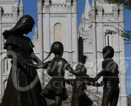 Mother And Child Bronze Sculpture