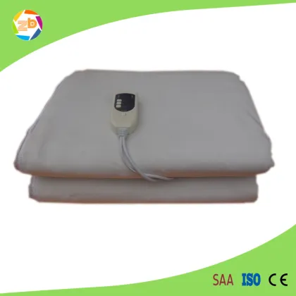 Double helix electric heated blanket/bed warmer/warm mattress