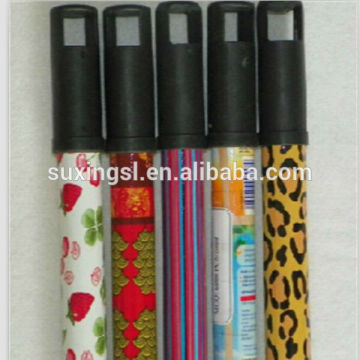 1.2m PVC coated wooden handle for plastic broom and mop