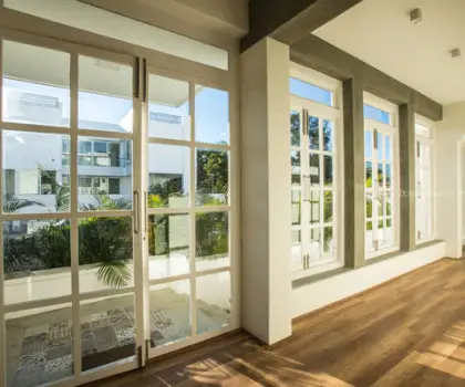 Trackless Aluminum Alloy Sound Insulation Sliding Doors